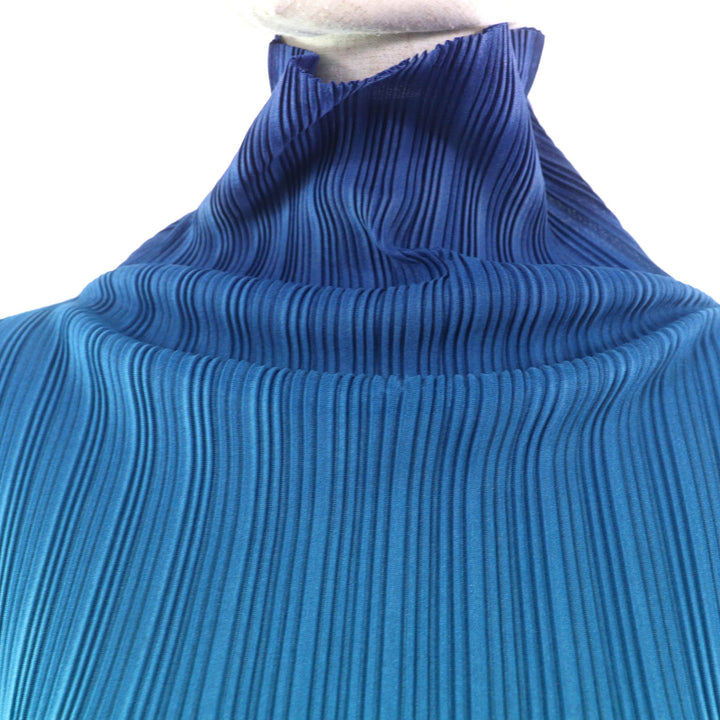 Excellent PLEATS PLEASE one piece gradient print tunic Blue polyester Women 3
