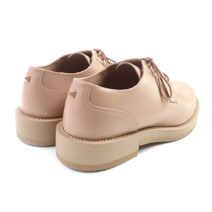 Excellent Valentino Garavani Leather shoes pink beige leather mens 40 2Y0S0H04