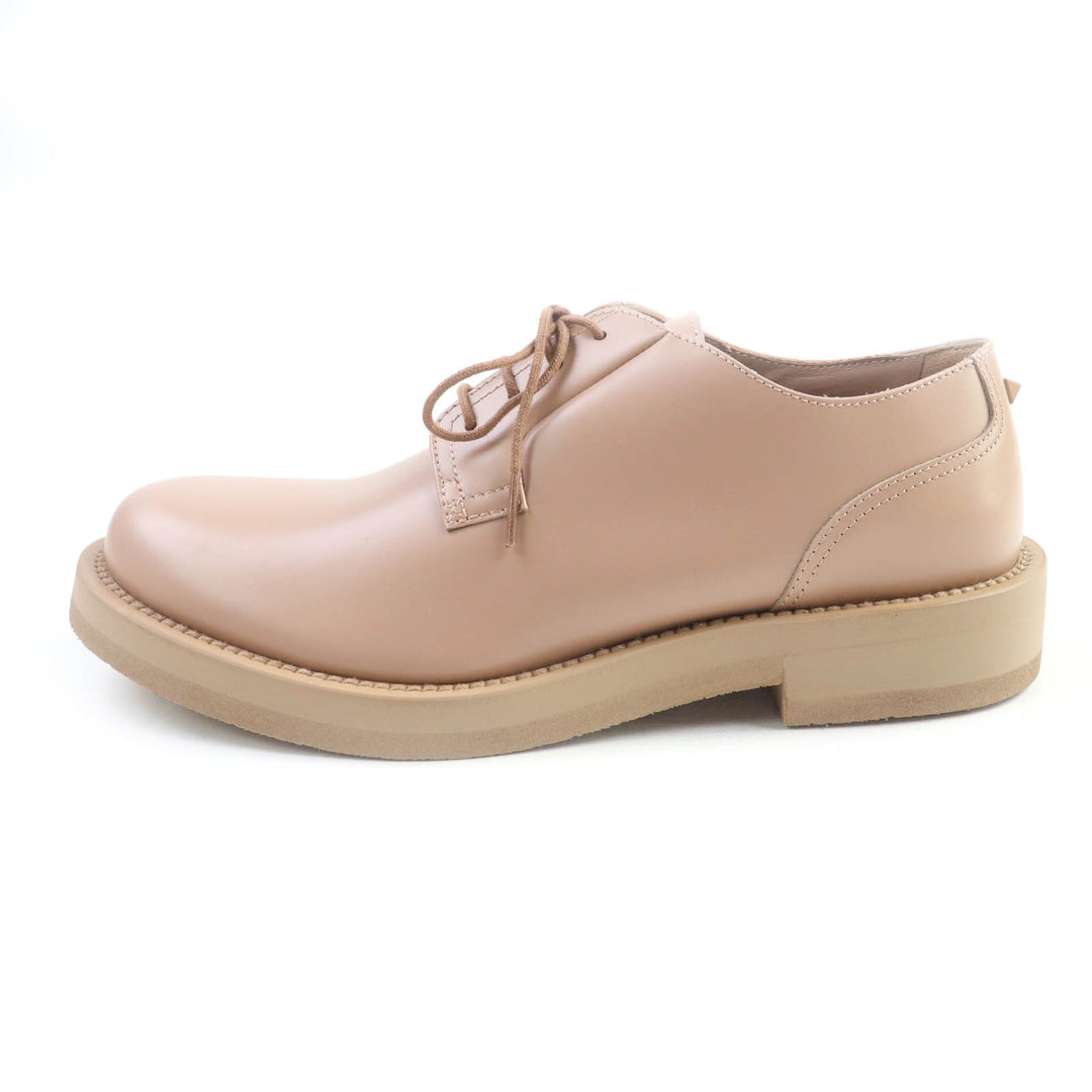 Excellent Valentino Garavani Leather shoes pink beige leather mens 40 2Y0S0H04