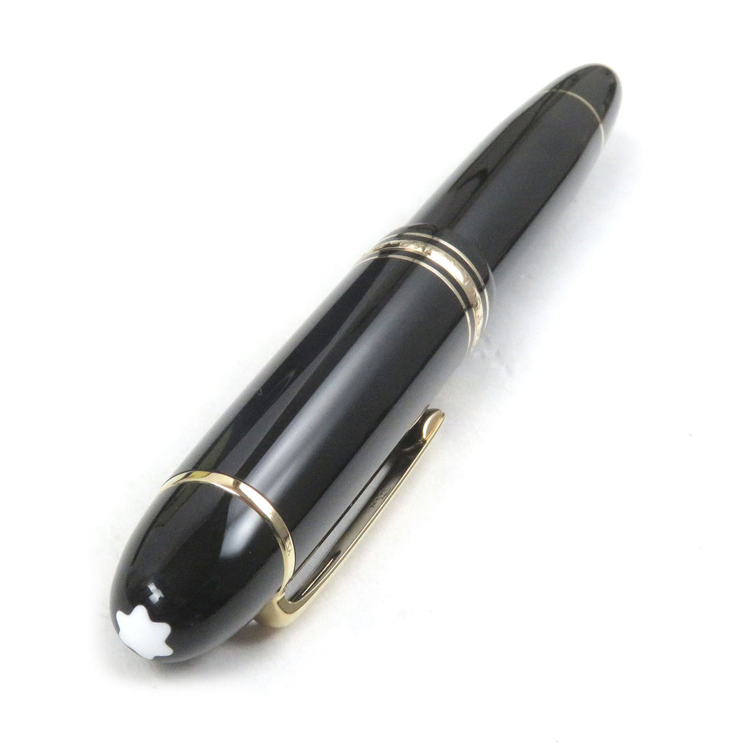Excellent MONTBLANC fountain pen Meisterstuck 149 Black gold 18K mens