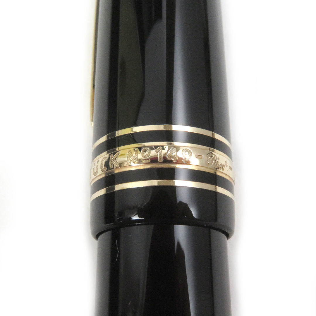 Excellent MONTBLANC fountain pen Meisterstuck 149 Black gold 18K mens