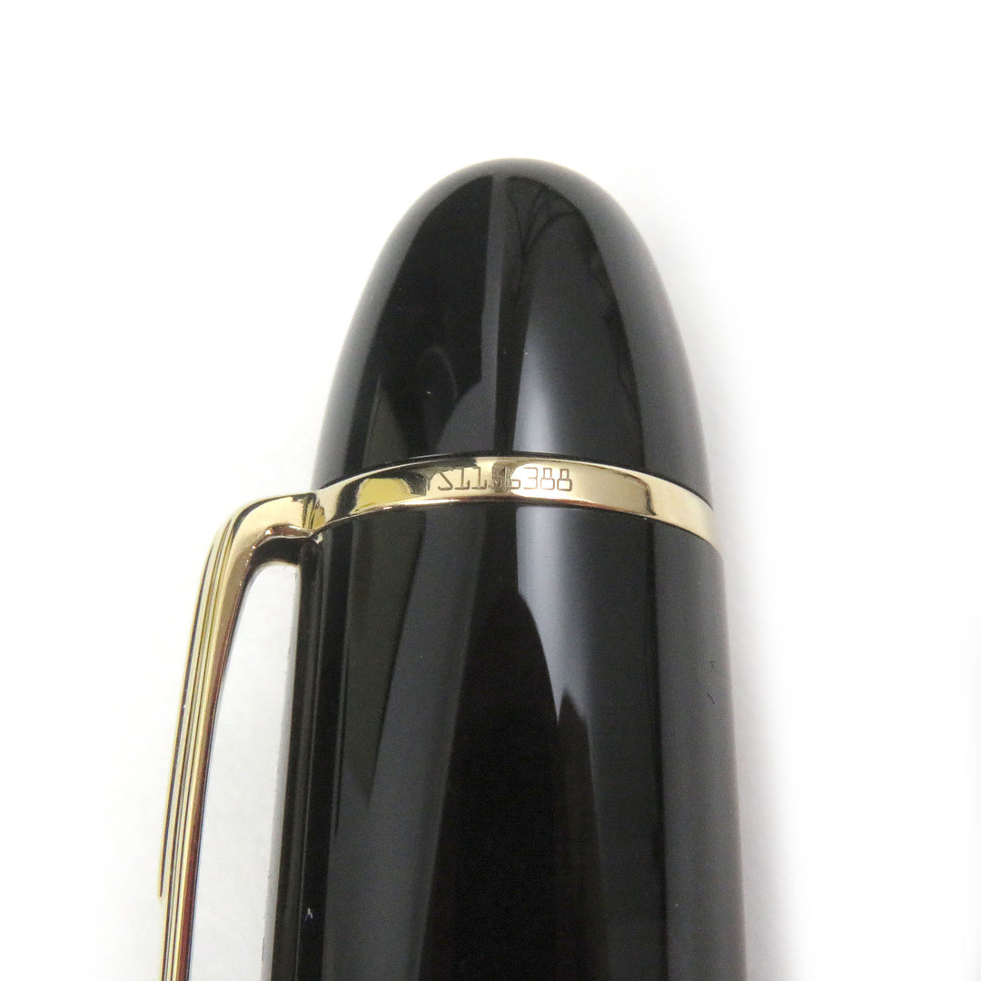 Excellent MONTBLANC fountain pen Meisterstuck 149 Black gold 18K mens