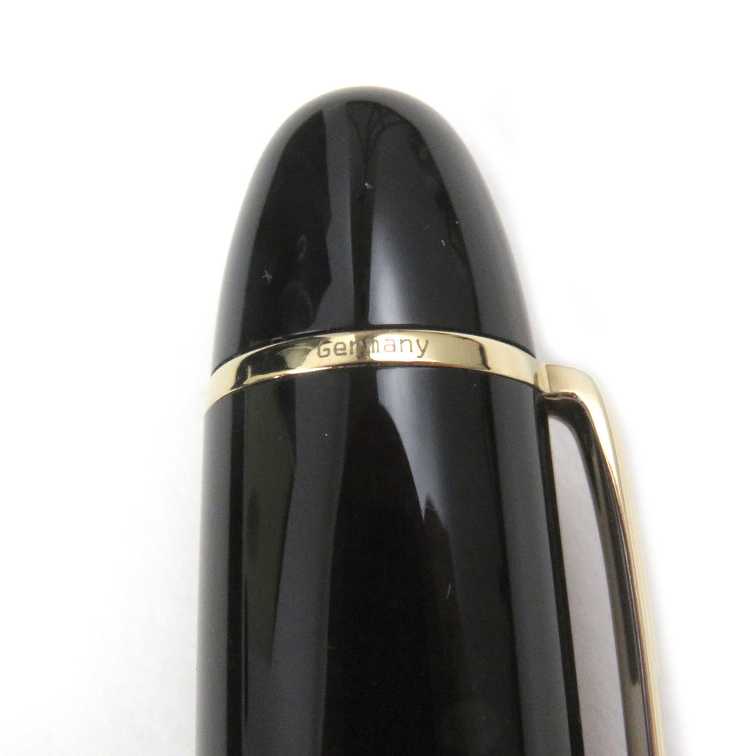 Excellent MONTBLANC fountain pen Meisterstuck 149 Black gold 18K mens