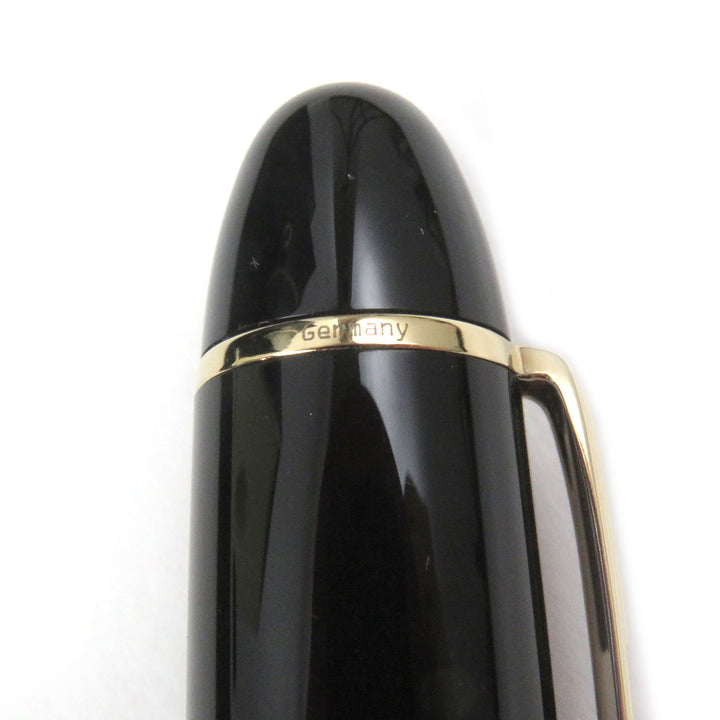 Excellent MONTBLANC fountain pen Meisterstuck 149 Black gold 18K mens