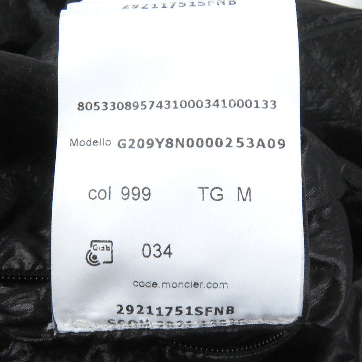 Great MONCLER GENIUS 6 1017 ALYX 9SM hoodie DOEN HOODIE REVERSIVLE black Nylon M