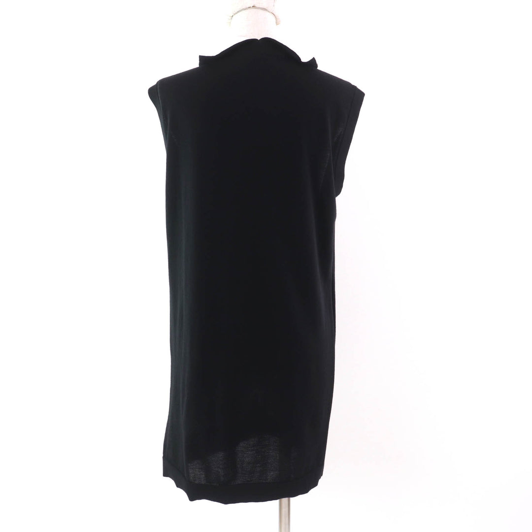 Excellent LOUIS VUITTON one piece Sleeveless knit with monogram flower tag wool