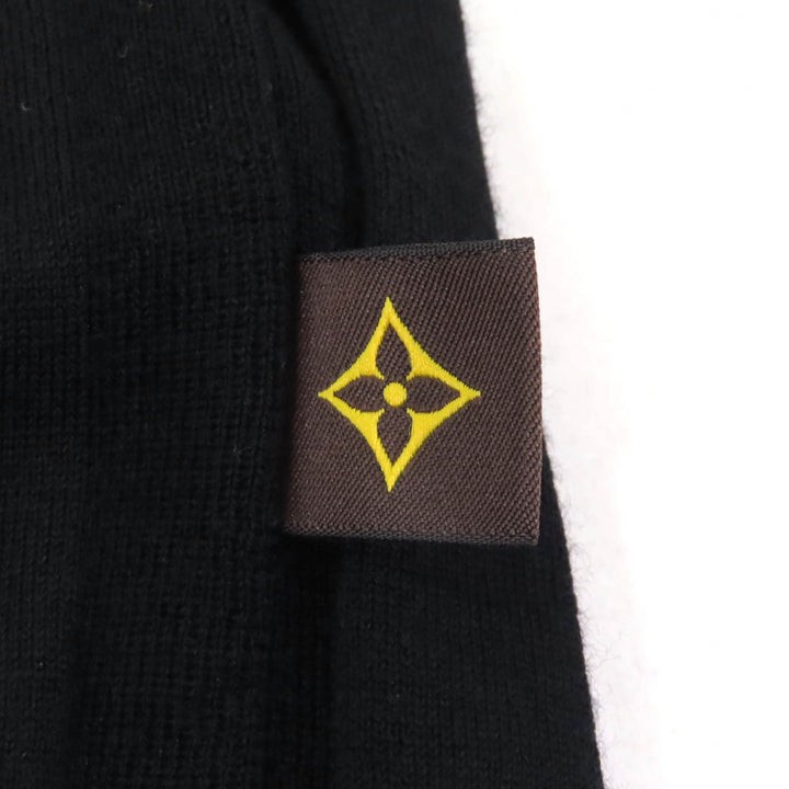 Excellent LOUIS VUITTON one piece Sleeveless knit with monogram flower tag wool