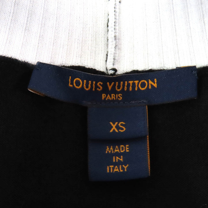 Excellent LOUIS VUITTON one piece Sleeveless knit with monogram flower tag wool