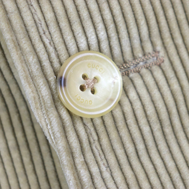 Great GUCCI tailored jacket beige cotton mens 50