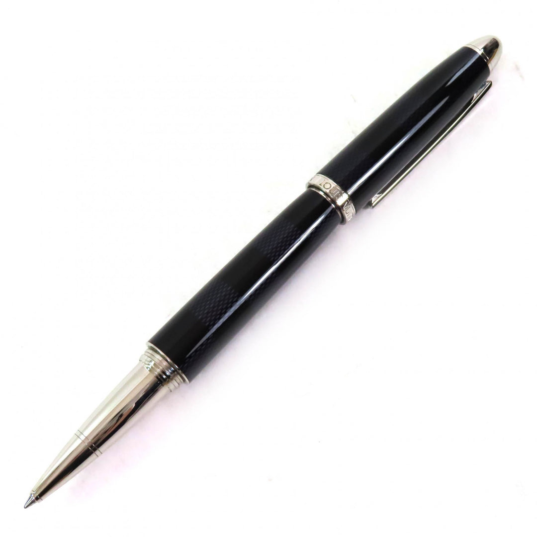 Excellent LOUIS VUITTON Ballpoint pen Grand Tour Damier Graphite Cap Style N79003