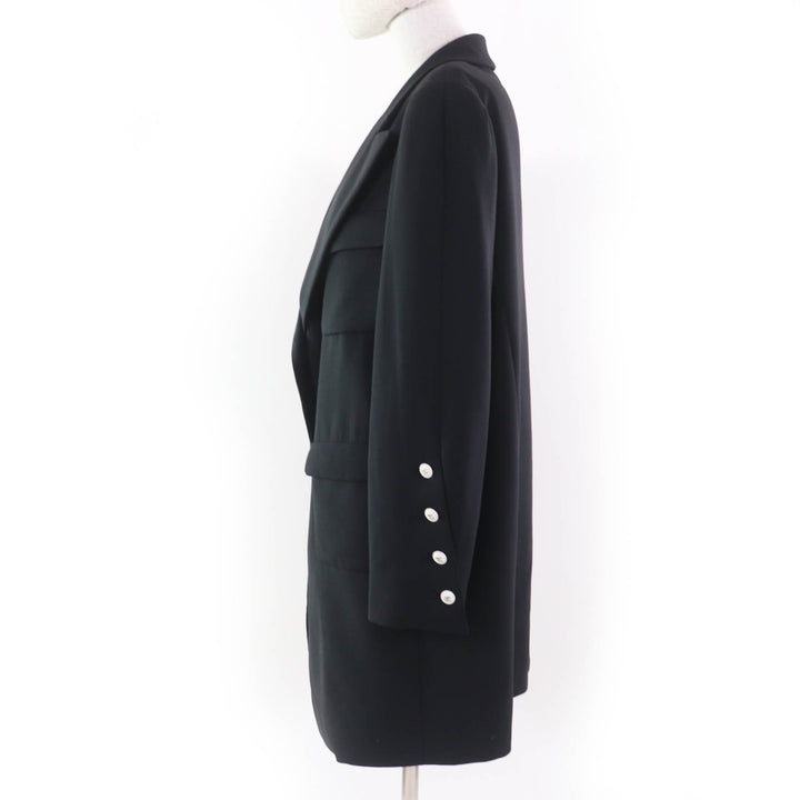 Great CHANEL Jacket black wool Women 46 07P P31042V20717