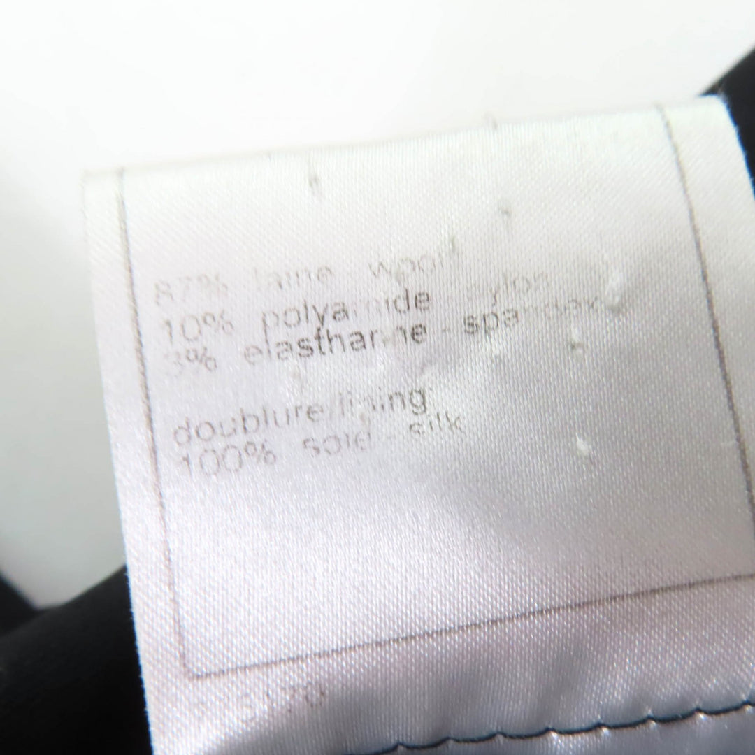 Great CHANEL Jacket black wool Women 46 07P P31042V20717