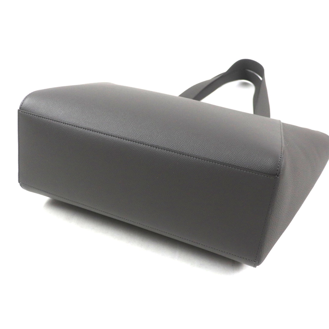 BONAVENTURA Tote Bag Manuel Charcoal gray shrink leather mens