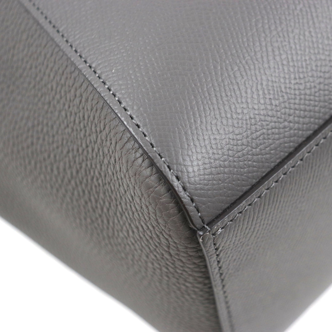 Excellent BONAVENTURA Tote Bag Manuel Engraved logo Charcoal gray shrink mens