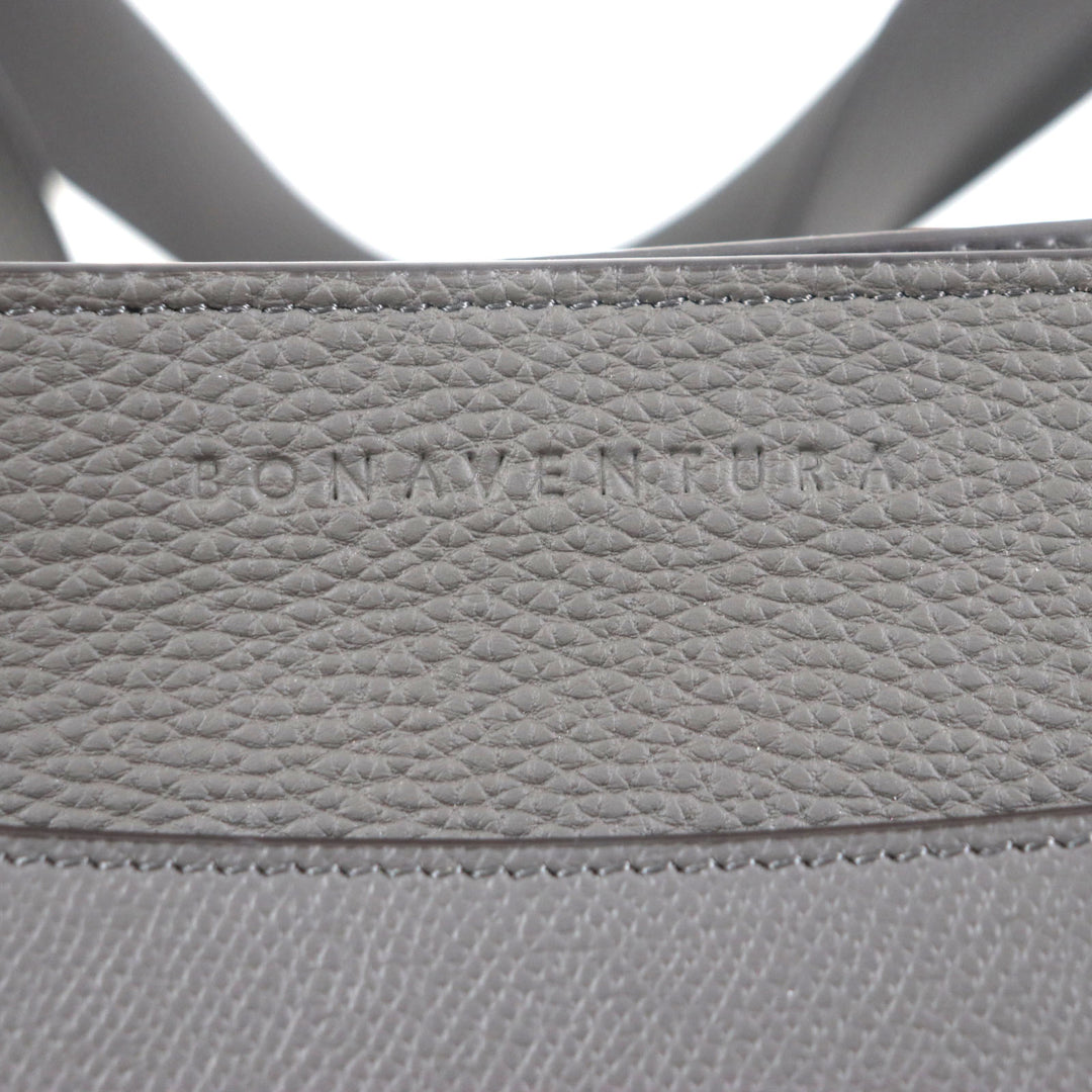 Excellent BONAVENTURA Tote Bag Manuel Engraved logo Charcoal gray shrink mens