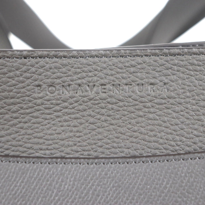 Excellent BONAVENTURA Tote Bag Manuel Engraved logo Charcoal gray shrink mens