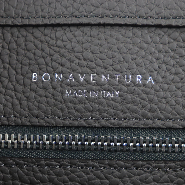 BONAVENTURA Tote Bag Manuel Charcoal gray shrink leather mens
