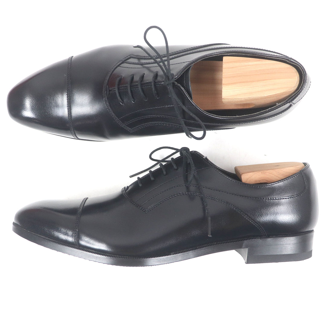 Pristine REGAL Dress shoes Cap toe straight tip black leather mens 25