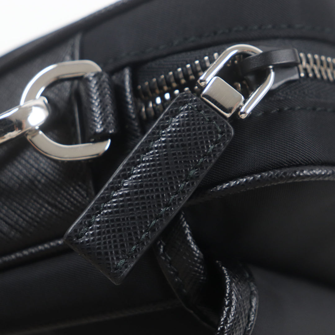 Excellent PRADA Shoulder Bag black Nylon mens 2VH133