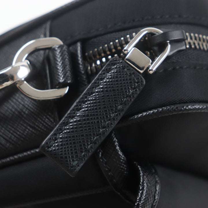 Excellent PRADA Shoulder Bag black Nylon mens 2VH133