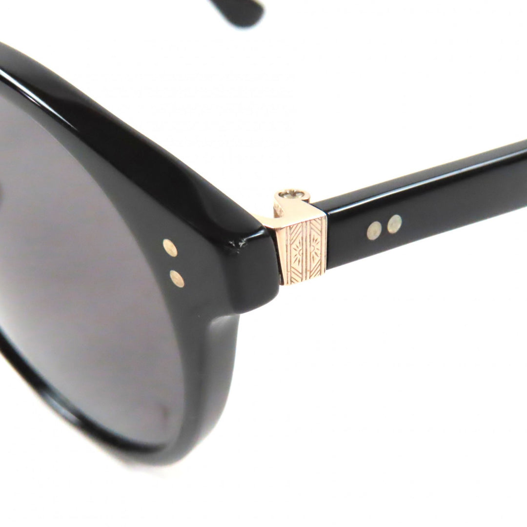 Great OLIVER PEOPLES sunglasses Tannen Boston Shape Black gold ー mens