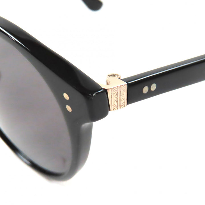 Great OLIVER PEOPLES sunglasses Tannen Boston Shape Black gold ー mens
