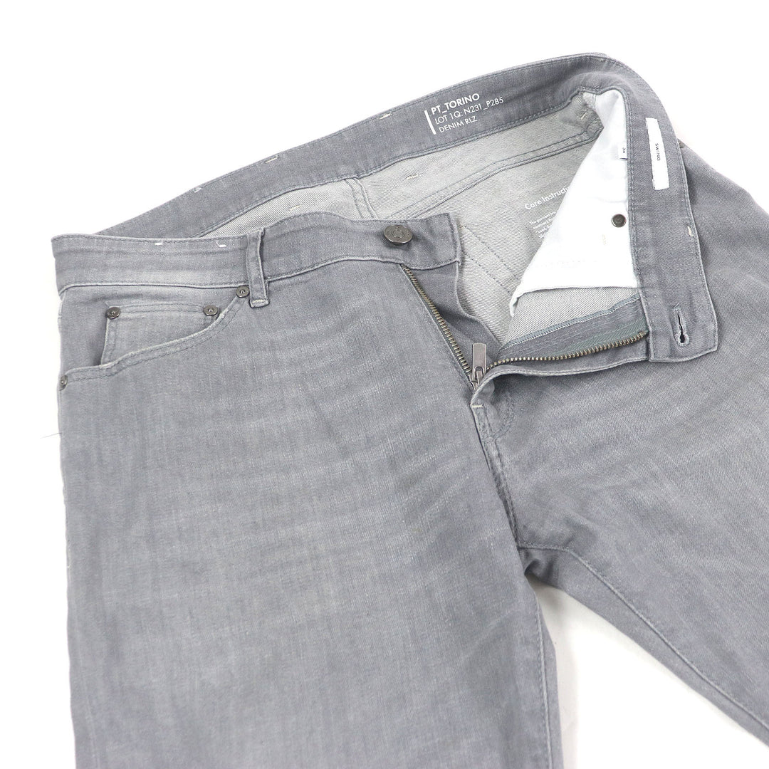 Excellent PT TORINO Denim pants SWING Jeans jeans gray cotton mens 34