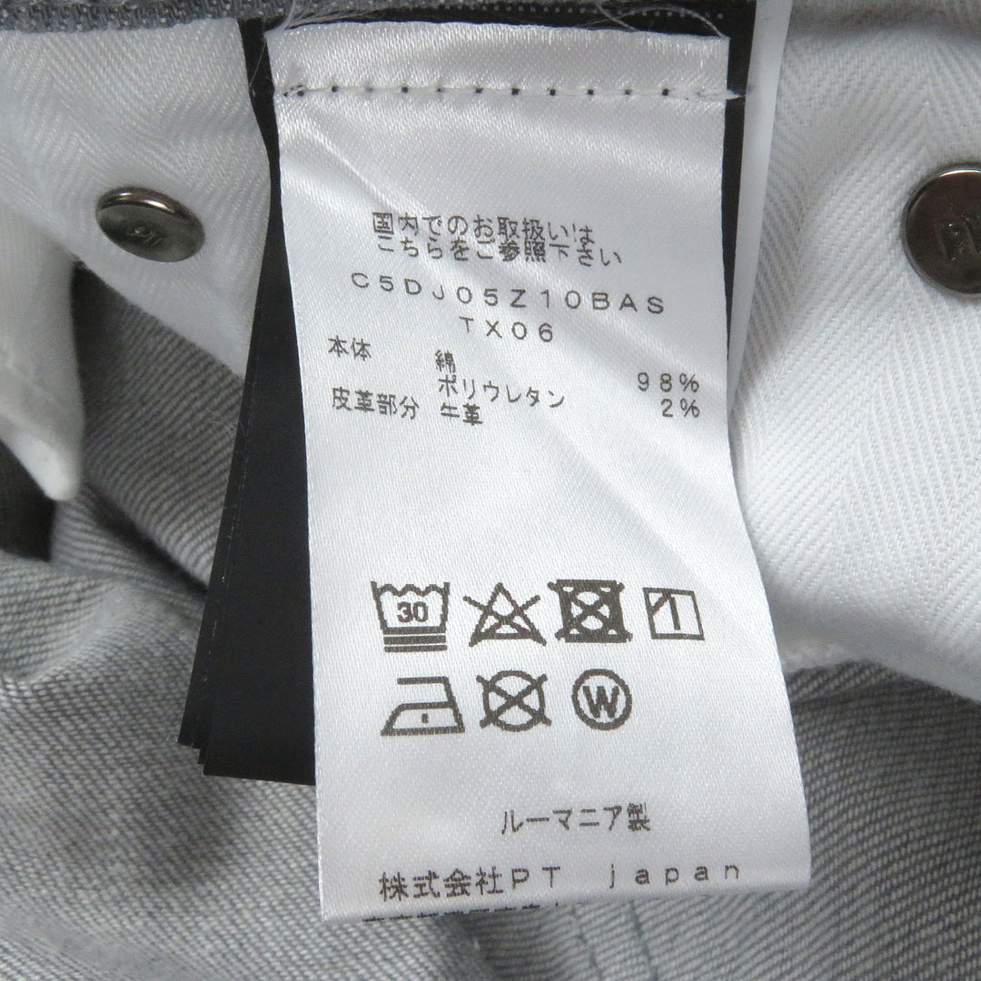 Excellent PT TORINO Denim pants SWING Jeans jeans gray cotton mens 34