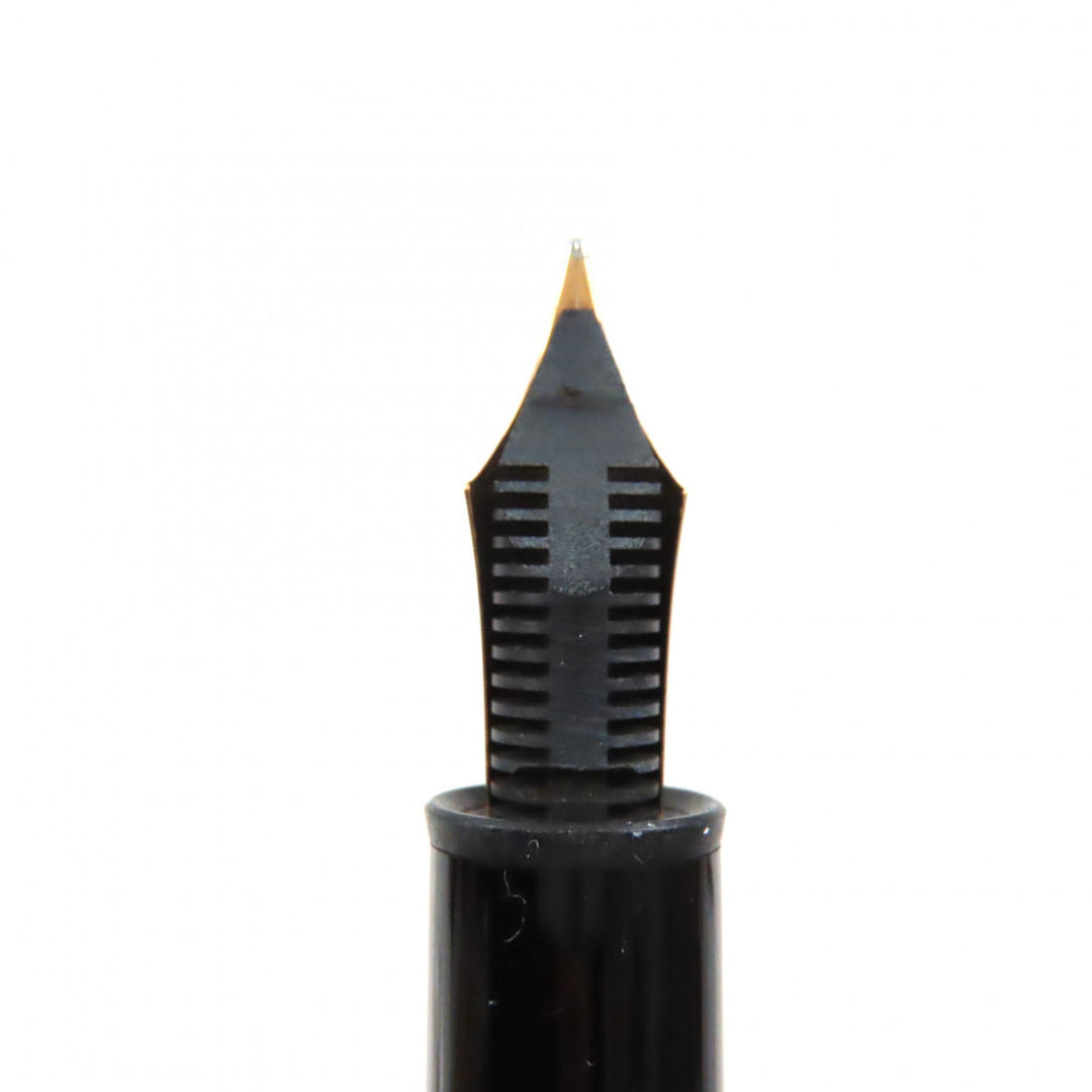 Excellent MONTBLANC fountain pen Meisterstuck 146 white star Black gold 14K mens