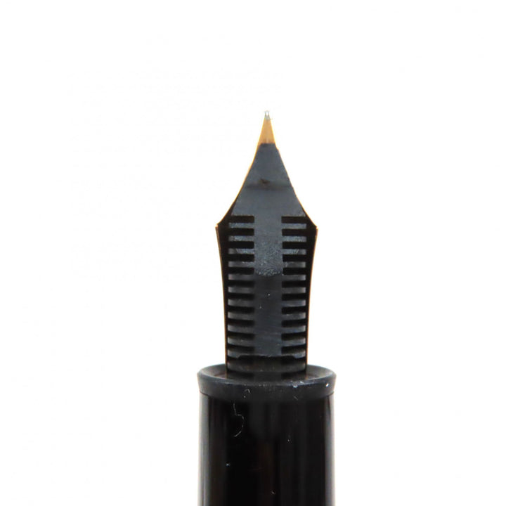 Excellent MONTBLANC fountain pen Meisterstuck 146 white star Black gold 14K mens