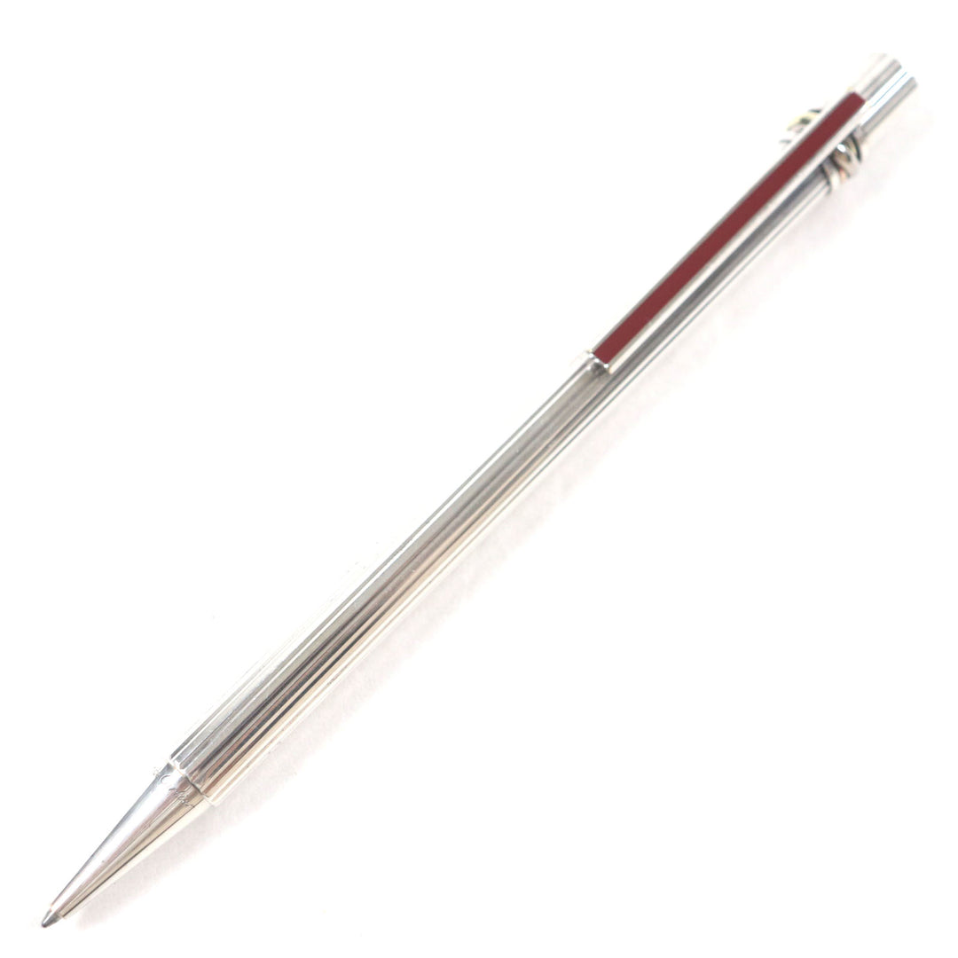 Very Good Cartier Ballpoint pen Trinity Silver bordeaux ー mens