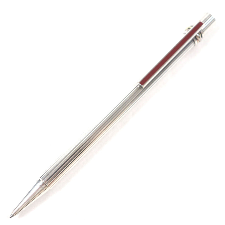 Very Good Cartier Ballpoint pen Trinity Silver bordeaux ー mens