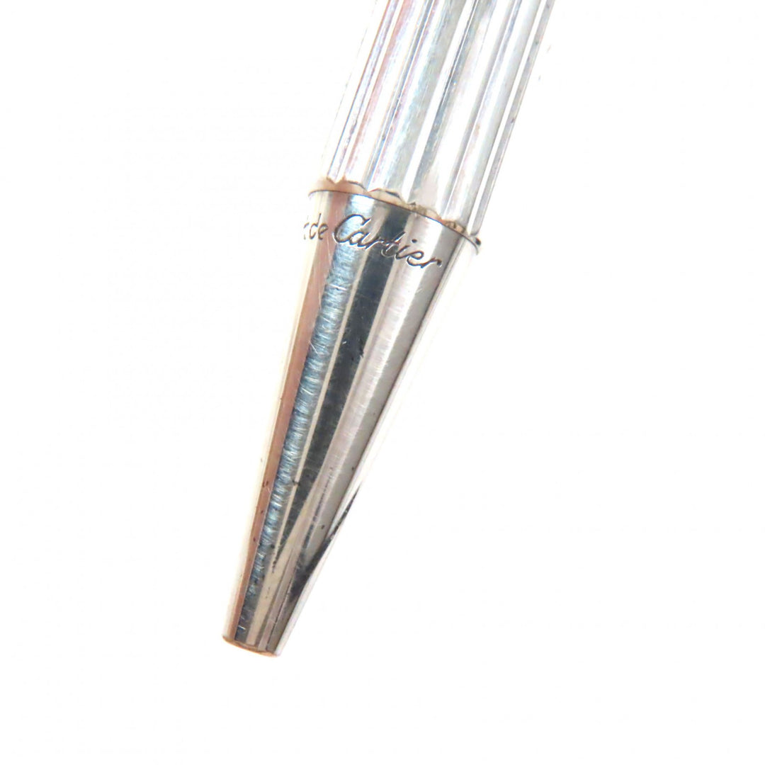 Very Good Cartier Ballpoint pen Trinity Silver bordeaux ー mens