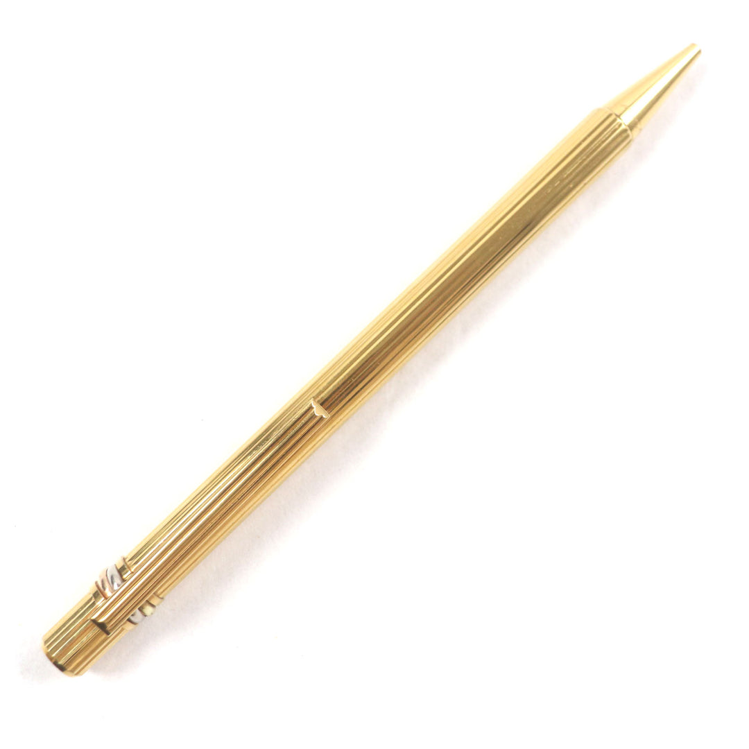 Very Good Cartier Ballpoint pen Trinity gold ー mens