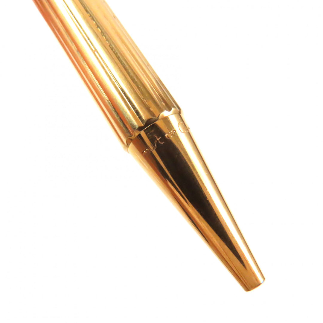 Very Good Cartier Ballpoint pen Trinity gold ー mens