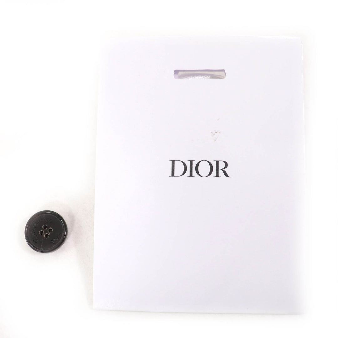 Pristine Christian Dior Short sleeve shirt Floral White multicolor silk 40