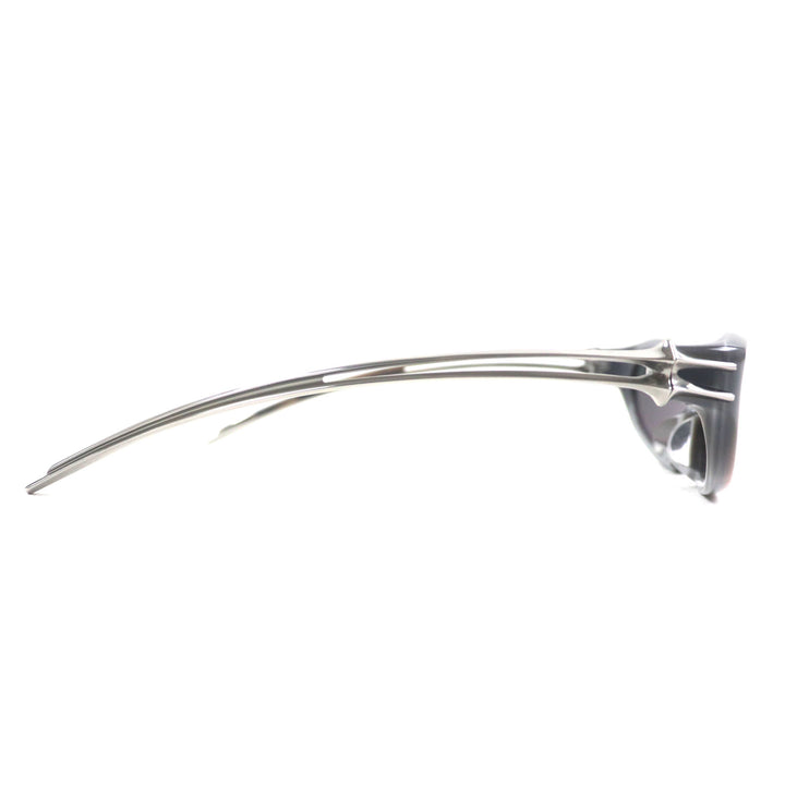 Excellent GENTLE MONSTER sunglasses BOLD Cat eye Clear Gray Silver mens XIMUL G8