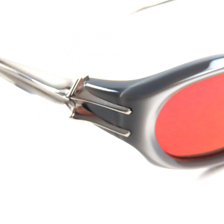 Excellent GENTLE MONSTER sunglasses BOLD Cat eye Clear Gray Silver mens XIMUL G8