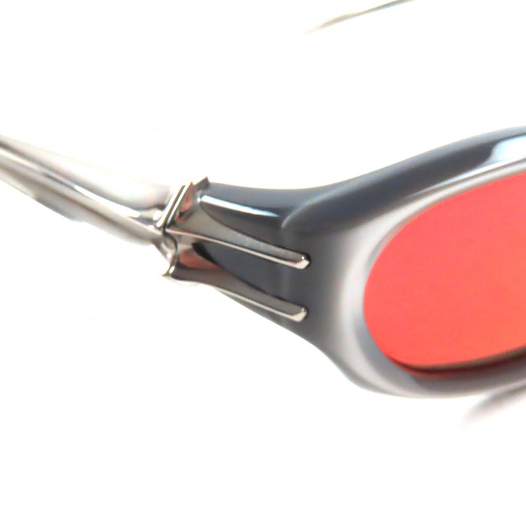Excellent GENTLE MONSTER sunglasses BOLD Cat eye Clear Gray Silver mens XIMUL G8