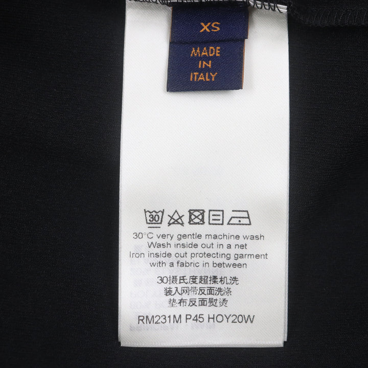 Pristine LOUIS VUITTON Short sleeve T-shirt Snow Technical blue-black polyester
