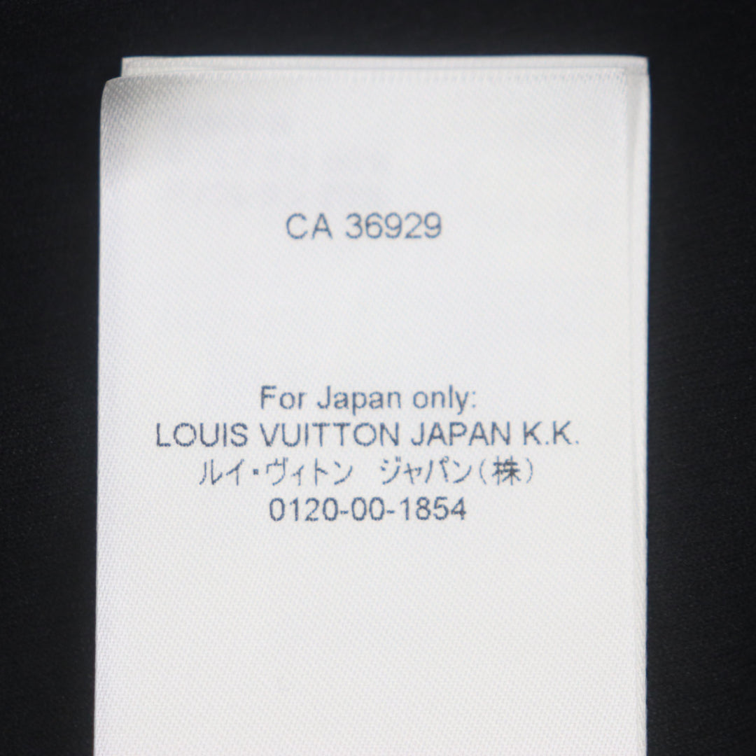 Pristine LOUIS VUITTON Short sleeve T-shirt Snow Technical blue-black polyester