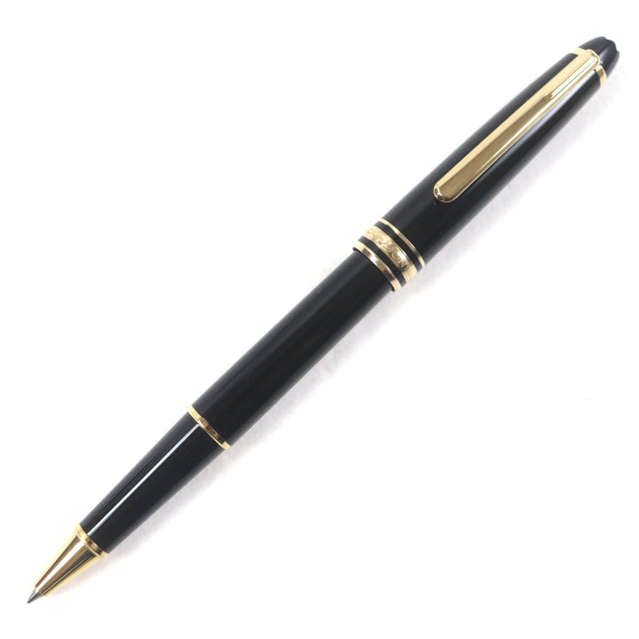 Excellent MONTBLANC Ballpoint pen Meisterstck Classic Black gold mens