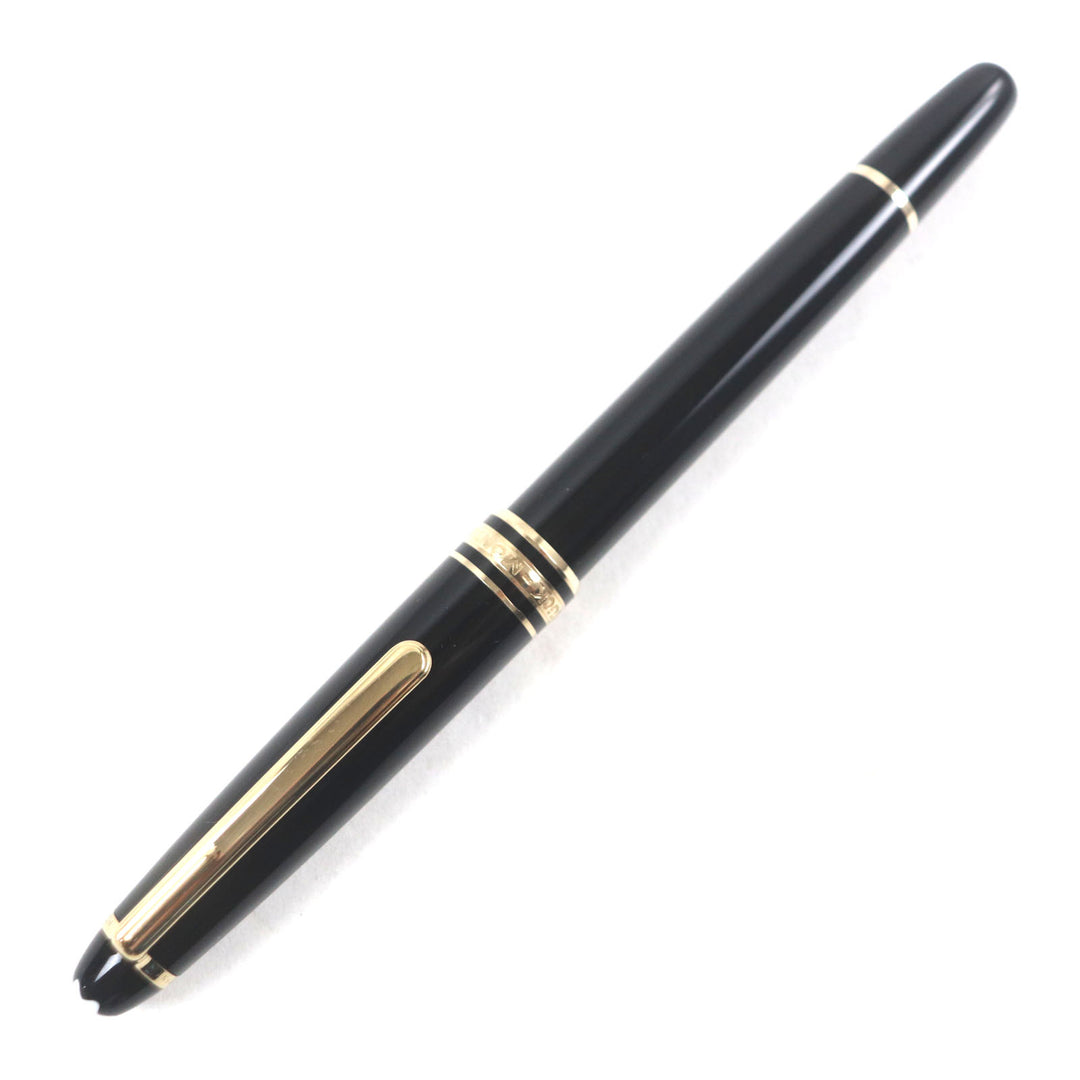 Excellent MONTBLANC Ballpoint pen Meisterstck Classic Black gold mens