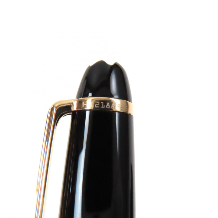 Excellent MONTBLANC Ballpoint pen Meisterstck Classic Black gold mens