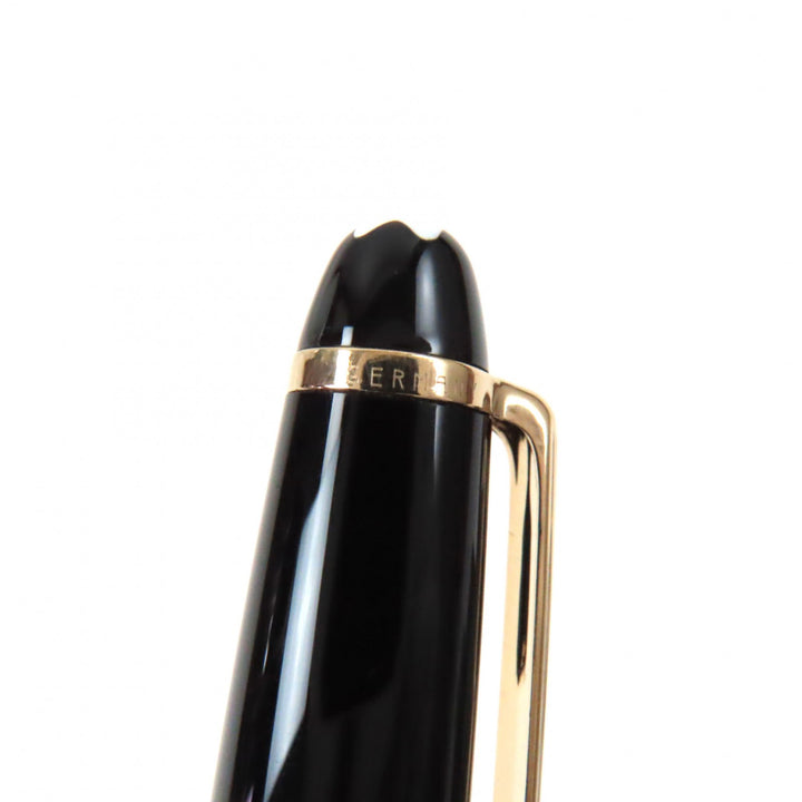 Excellent MONTBLANC Ballpoint pen Meisterstck Classic Black gold mens
