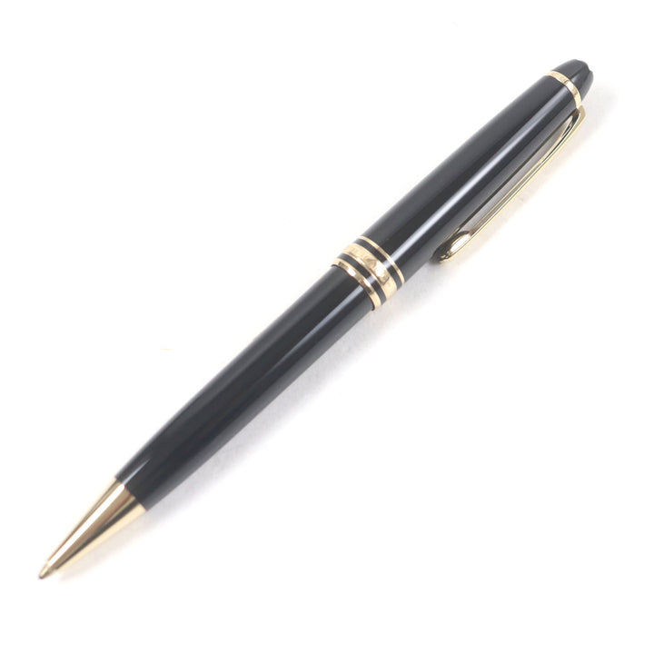 Excellent MONTBLANC Ballpoint pen Meisterstck Classic Twist type Black gold