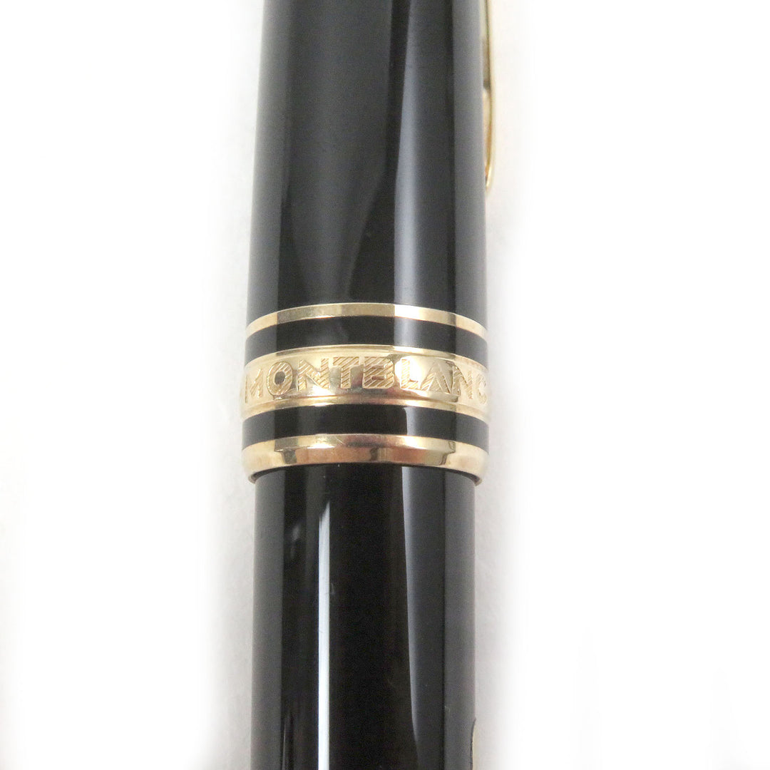 Excellent MONTBLANC Ballpoint pen Meisterstck Classic Twist type Black gold