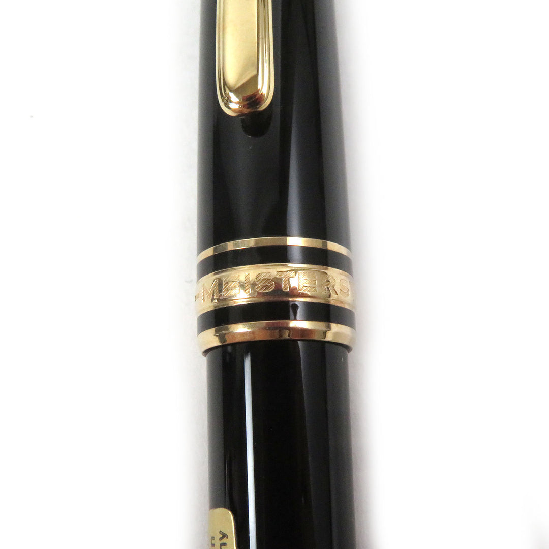 Excellent MONTBLANC Ballpoint pen Meisterstck Classic Twist type Black gold