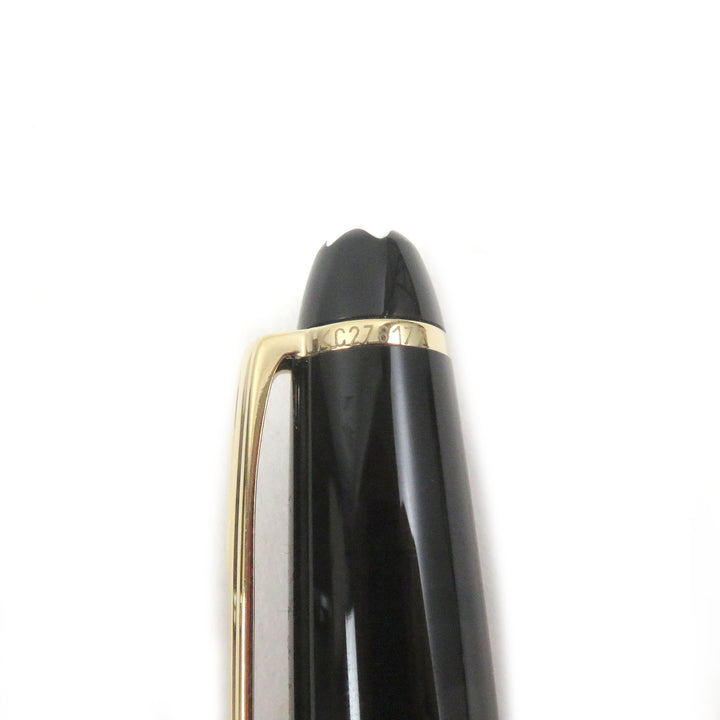 Excellent MONTBLANC Ballpoint pen Meisterstck Classic Twist type Black gold