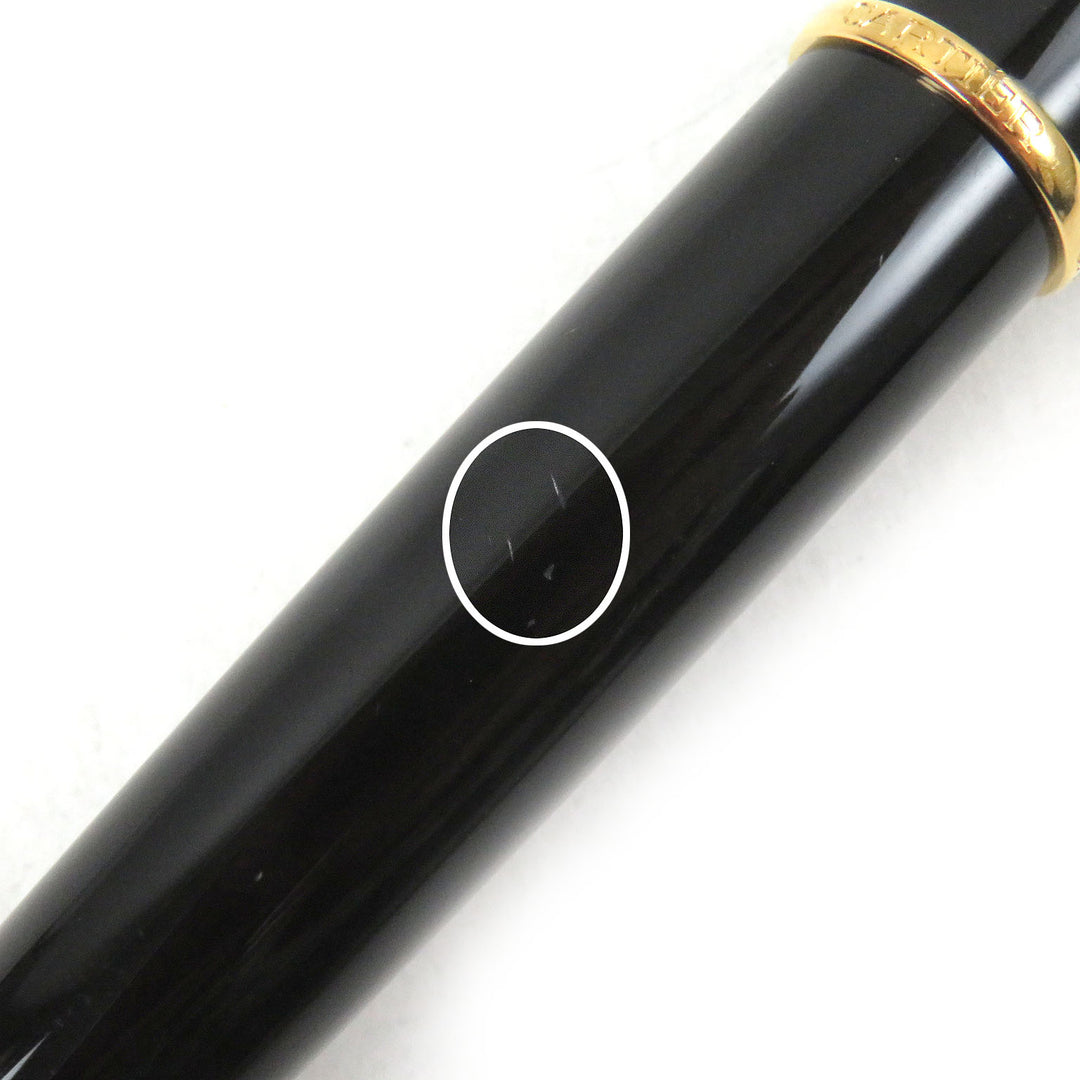 Very Good Cartier fountain pen Diaboro de Cartier Cap type Black gold